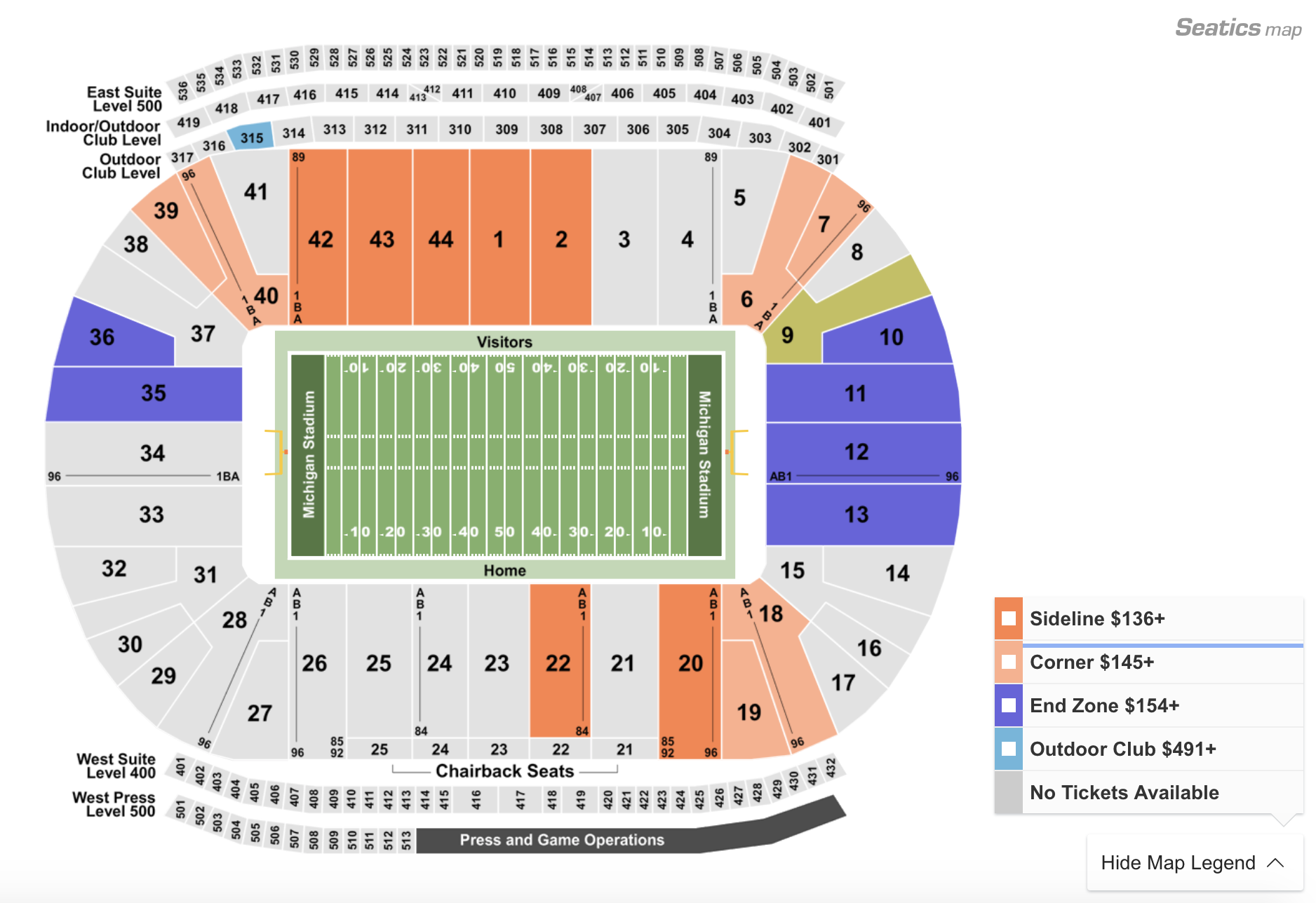 Where To Find The Cheapest Michigan Vs. Iowa Football Tickets At